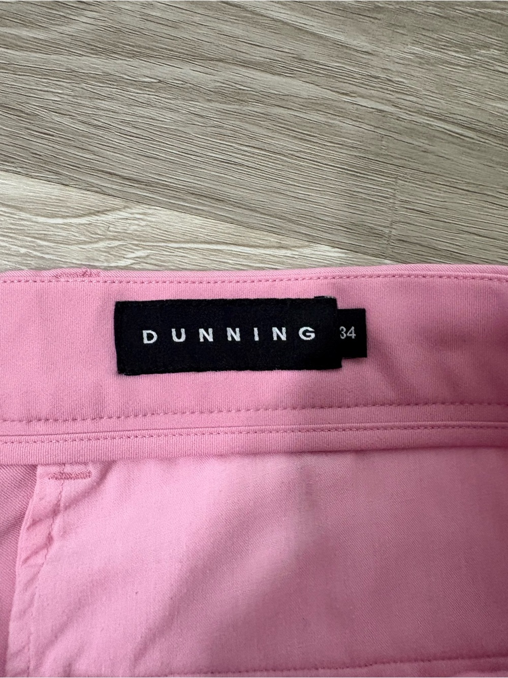 Men's Dunning Pink Performance Chino Goof Shorts. Size 34 - Picture 3 of 7